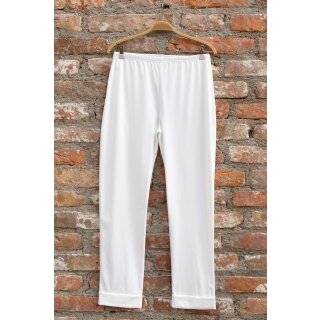 Zeitlos by Luana Basic Hose Micro, weiss, Gr.42 (Herstellergröße 4)