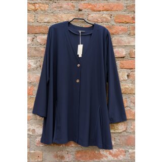 Hopsack Jacke marine