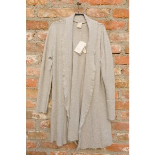 by basics Cardigan offene Kante dawn grey/melange, XXL