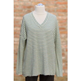 by basics Merino V raw white/zinc Gr. L