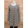 by basics Stricktunika long A Linie raw white/black Gr. L