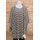 by basics Stricktunika long A Linie raw white/black Gr. L