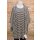 by basics Stricktunika long A Linie raw white/black Gr. XL