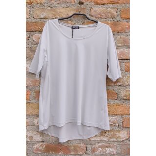 Zeitlos by Luana Basic Shirt Halbarm hellgrau Gr.42 (Herstellergröße 4)