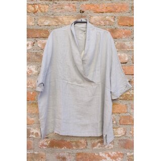 by basics Leinentunika Oversize Kimono stone, Gr.L