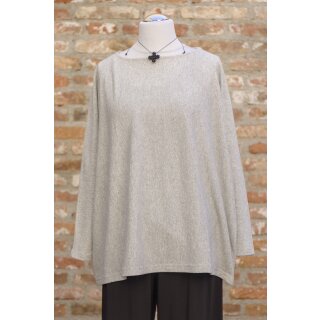 by basics Lieblings Pullover dawn grey melange M/L