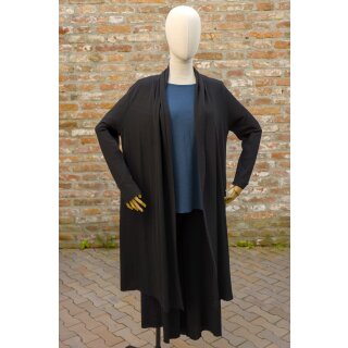 by basics Strickmantel Schalkragen schwarz Gr.XL