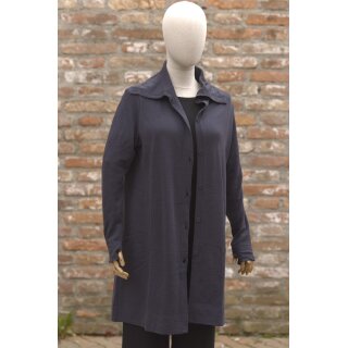 by basics Longjacke high collar charcoal Gr. L