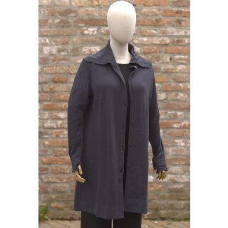 by basics Longjacke high collar charcoal Gr. XXL