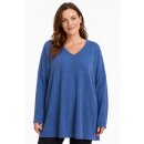 by basics V Longpullover denim blue