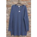 by basics V Longpullover denim blue