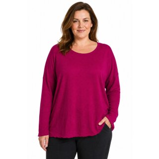 by basics Puristischer Pullover raspberry