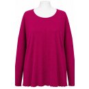 by basics Puristischer Pullover raspberry