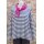 by basics Puristischer Pullover raw white/denim blue Gr.L