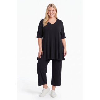 Anastasia by Kampeas Shirt 198 Viskosejersey Oversize schwarz