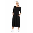 Anastasia by Kampeas Kleid Viskosejersey 187 schwarz