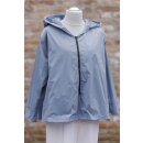Hopsack Leichte Jacke mit Kapuze dusty blue