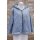Hopsack Leichte Jacke mit Kapuze dusty blue