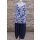 Anastasia by Kampeas Top Oversize Digitalprint  weiss blau schwarz, Gr. I (44/46 bis 48)