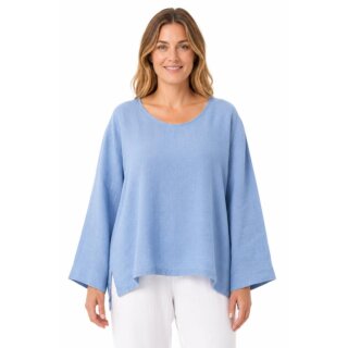 by basics Leinen Shirt milky blue Gr.L
