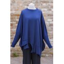 KHEI Modal Pullover Oversize blau