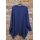 KHEI Modal Pullover Oversize blau, I (Gr.44/46748 bis 50/52)