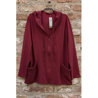 Anastasia by Kampeas Jacke mit Kapuze 137 Viskosejersey chilli, Größe 44/46 (Herstellergröße 3)