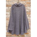 KHEI Stricktunika Boucle Oversize smoky