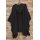 KHEI Jacket / Cape mit Kapuze schwarz