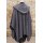 KHEI Jacket / Cape mit Kapuze smoky