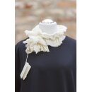 by basics Merino Kragen raw white