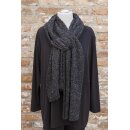 KHEI Boucle Schal mit Schlaufe anthra