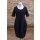 Zeitlos by Luana Ballonkleid Micro mit Halbarm  nachtblau Gr.40 (Herstellergröße 3)