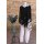 Anastasia by Kampeas Basic-Hose Jersey Liebling weiss Herstellergröße 2 (44-46/48)