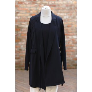 Zeitlos by Luana Longjacke TOP in 2 Farben, nachtblau, Gr.46 (Herstellergröße 6)