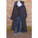 Hopsack Mantel schwarz