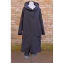 Hopsack Mantel schwarz