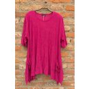Hopsack Tunika A Form knitter pink