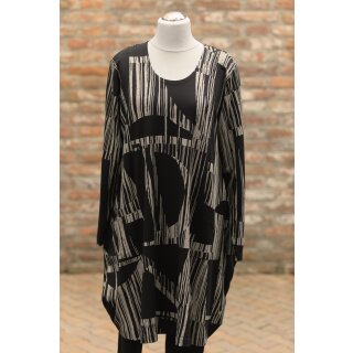 Hopsack Kleid print