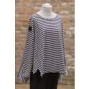 PLÜ PLUSLAVIE A Big Shirt Stripe Black/White