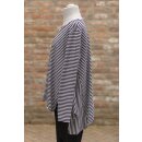 PLÜ PLUSLAVIE A Big Shirt Stripe Black/White