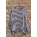 PLÜ PLUSLAVIE A Big Shirt Stripe Black/White