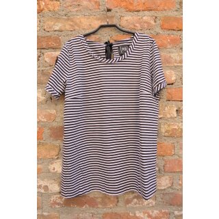 PLÜ PLUSLAVIE T Shirt 5016 Stripe black/white
