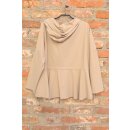 Zeitlos by Luana Jacke 78 Kapuze sand