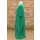 Hopsack Kleid lang smaragd knitter