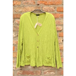 Hopsack Jacke knitter limette