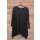 Hopsack Tunika A Form schwarz knitter