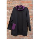 Anastasia by Kampeas Tunika 981 Oversize schwarz/beere