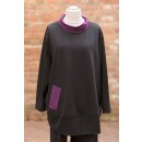 Anastasia by Kampeas Tunika 981 Oversize schwarz/beere