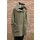 Hopsack Steppmantel mit Kapuze Oversize khakigrey